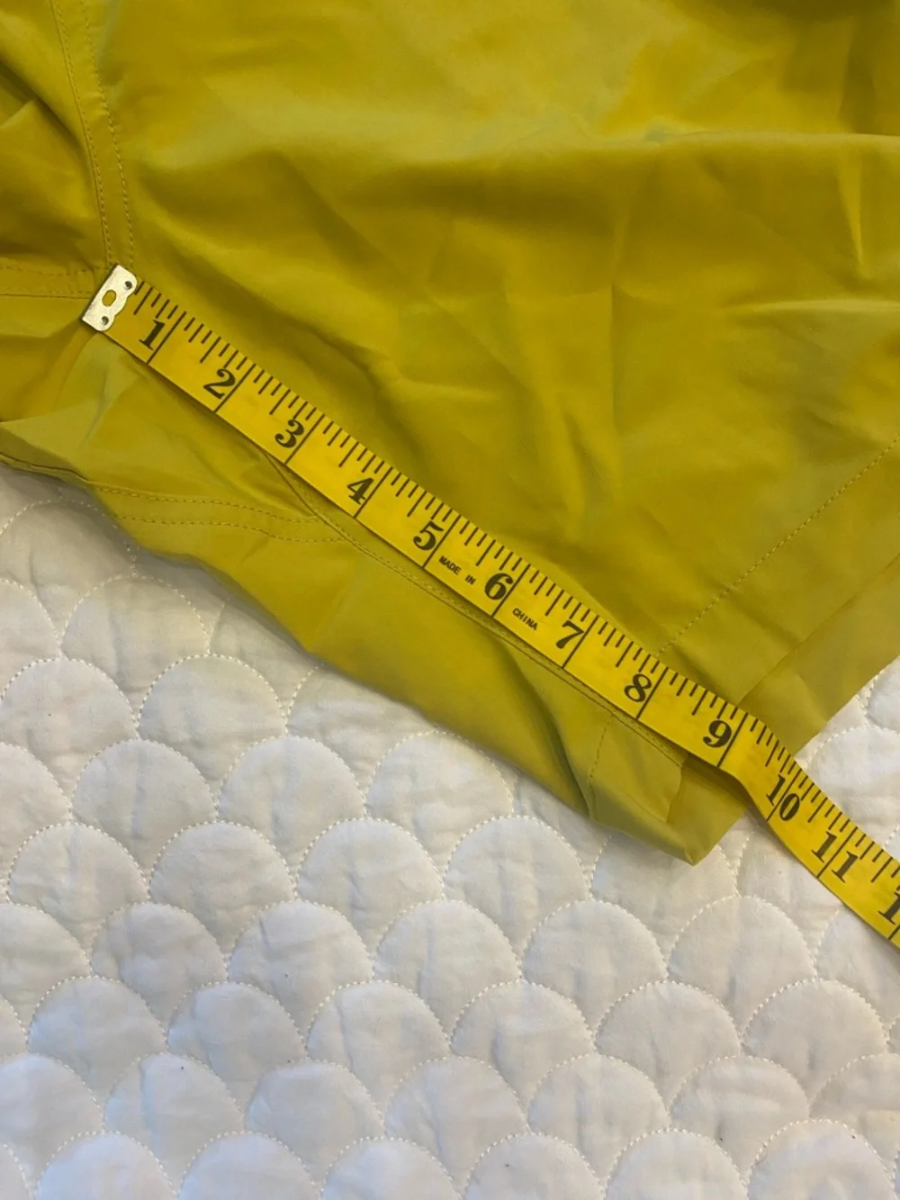 Duluth Men’s Pier Genius Unlined Yellow Swim Shorts NWT XL